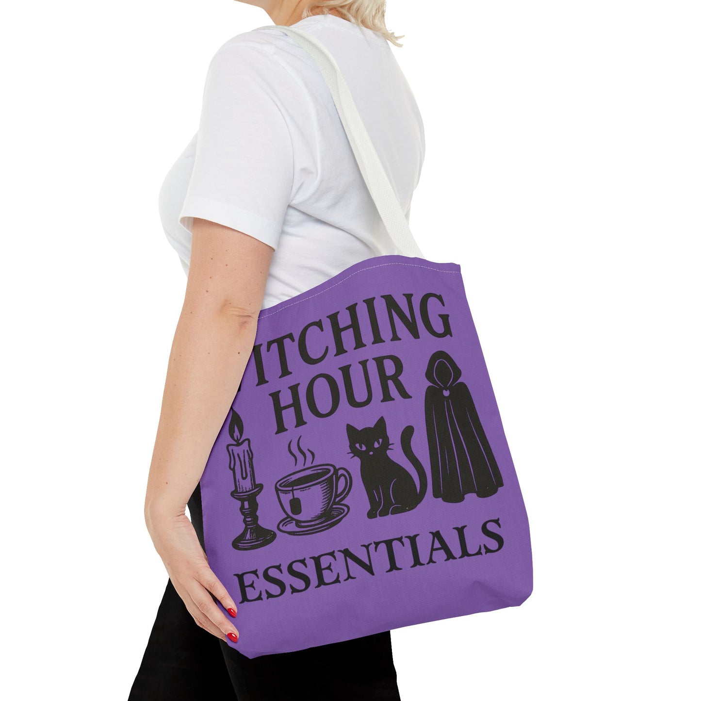 Witching Hour Essentials Tote Bag - Perfect for Halloween and Everyday Use