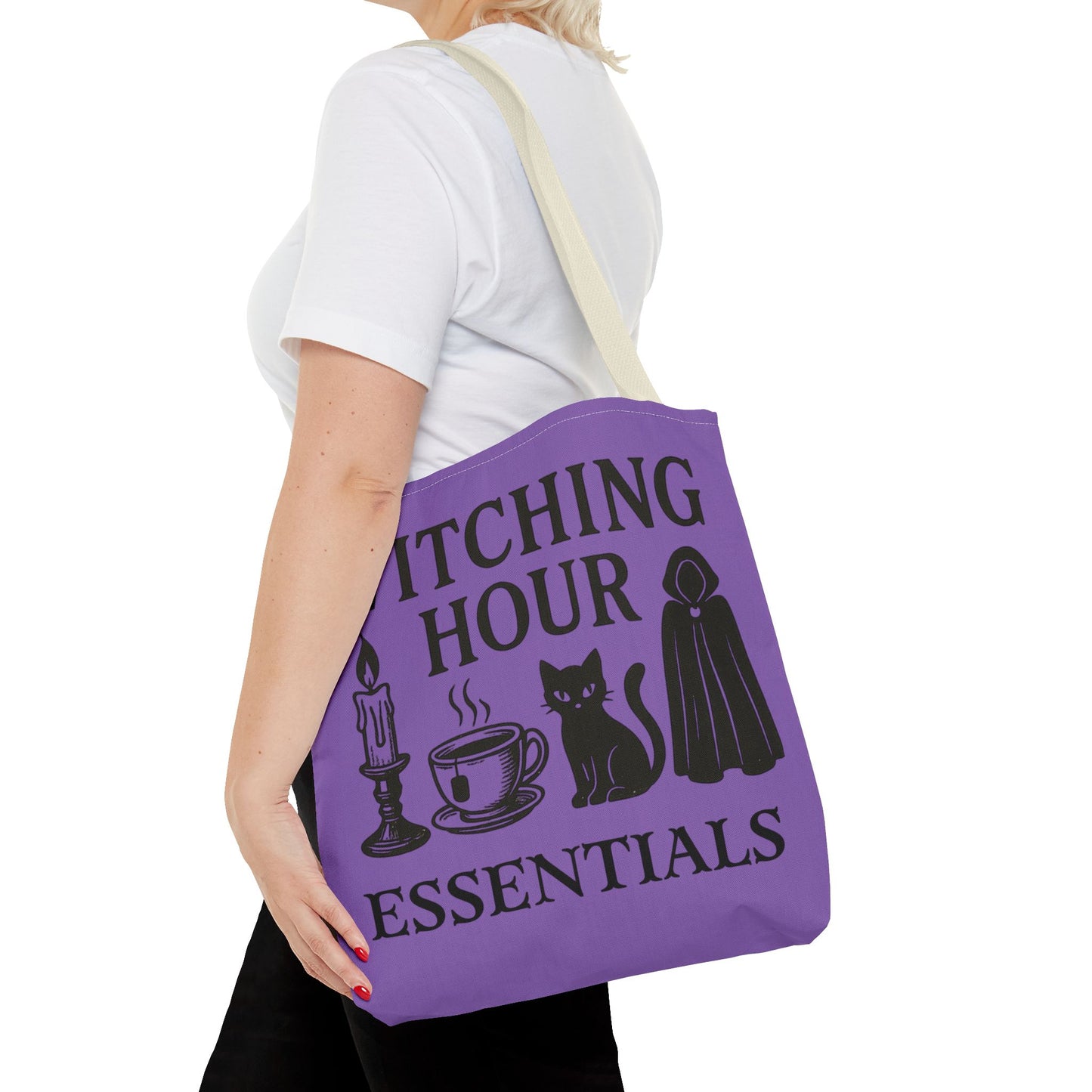 Witching Hour Essentials Tote Bag - Perfect for Halloween and Everyday Use