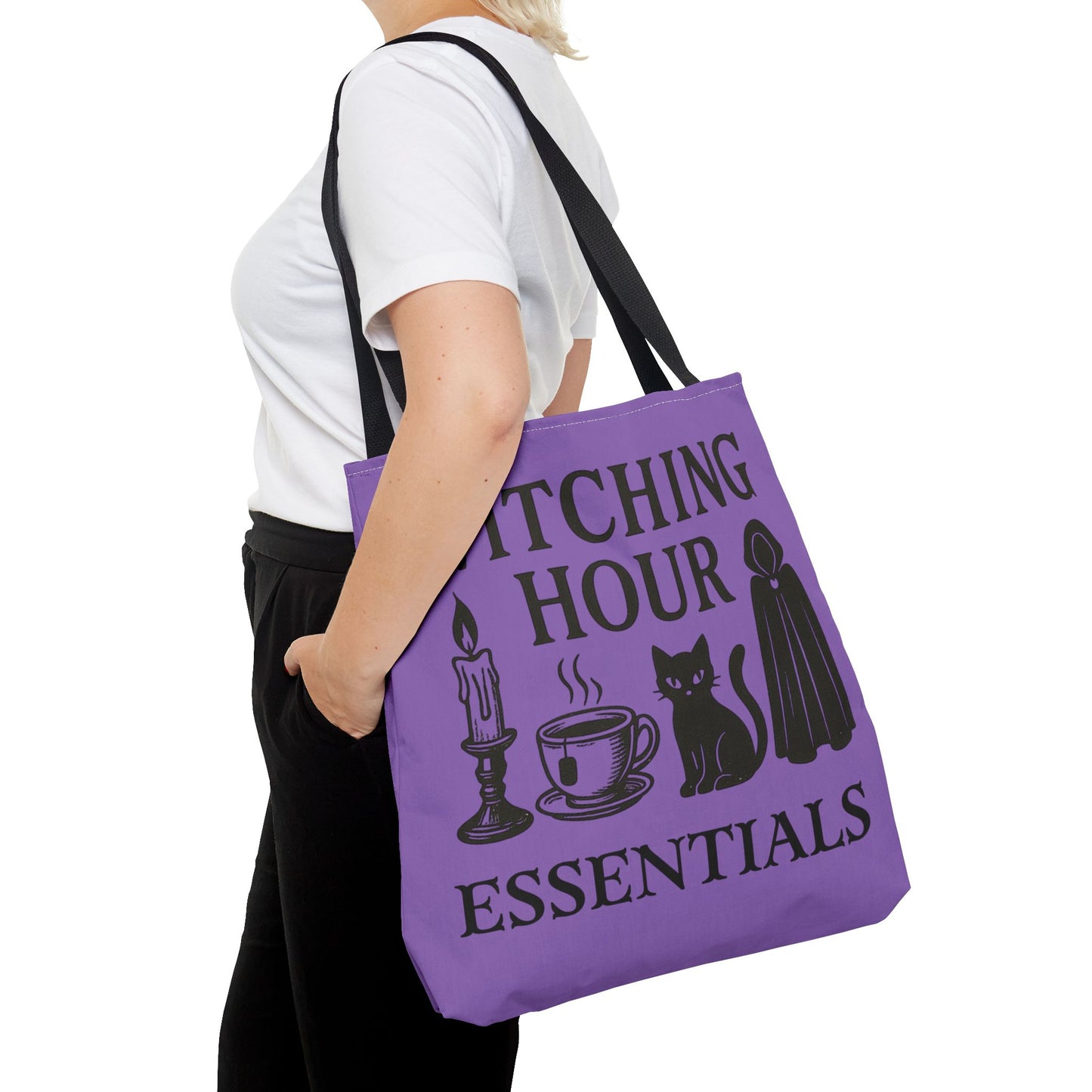 Witching Hour Essentials Tote Bag - Perfect for Halloween and Everyday Use