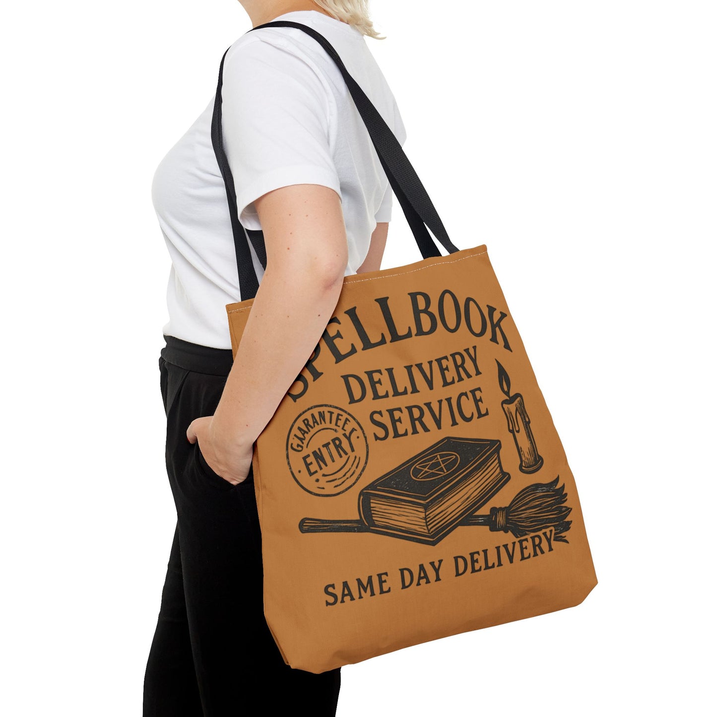 Mystical Spellbook Delivery Tote Bag - Perfect for Witches & Book Lovers