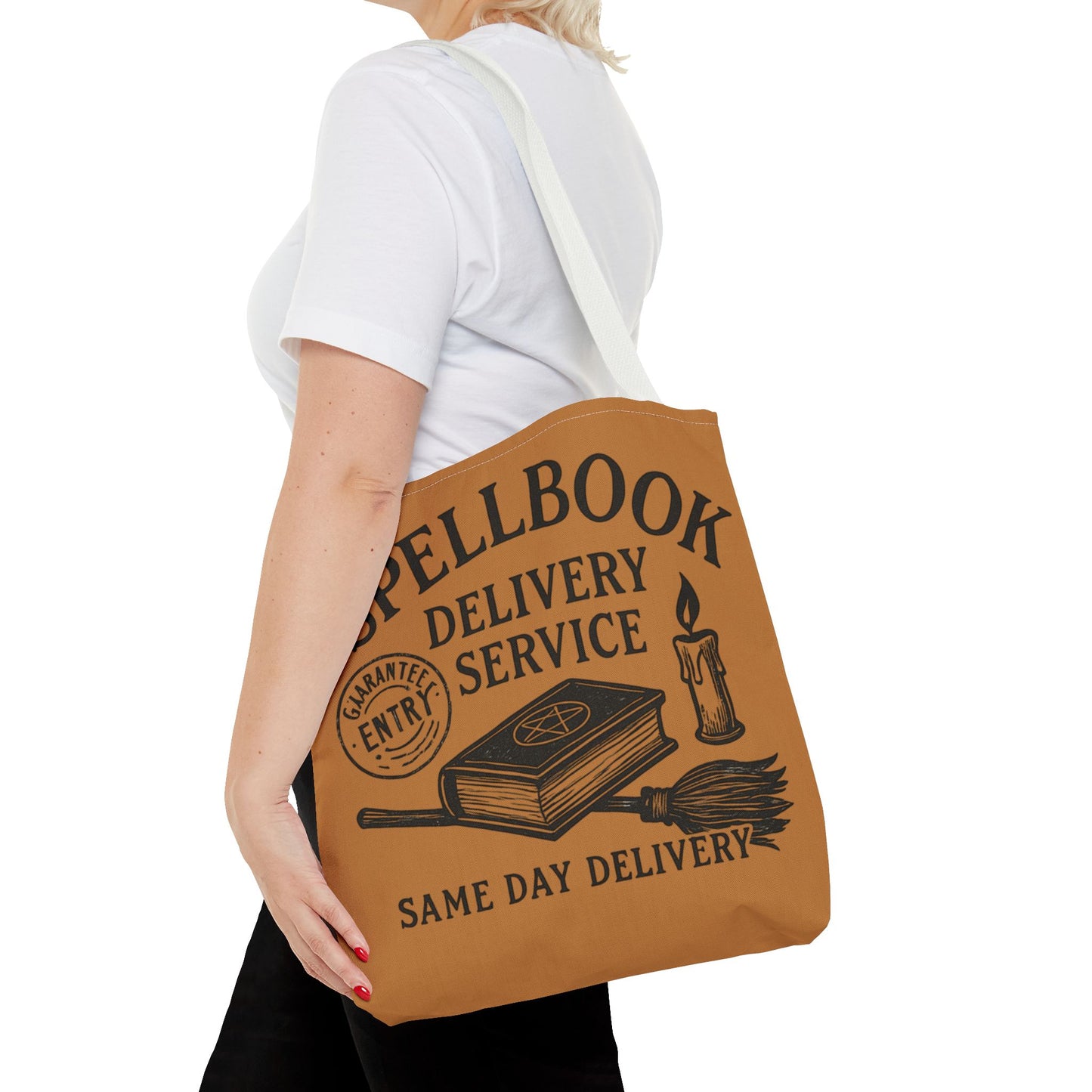 Mystical Spellbook Delivery Tote Bag - Perfect for Witches & Book Lovers
