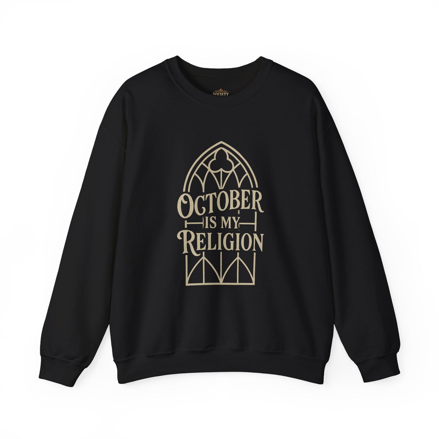 October Is My Religion Sweatshirt | Cozy Unisex Crewneck for Fall Celebrations