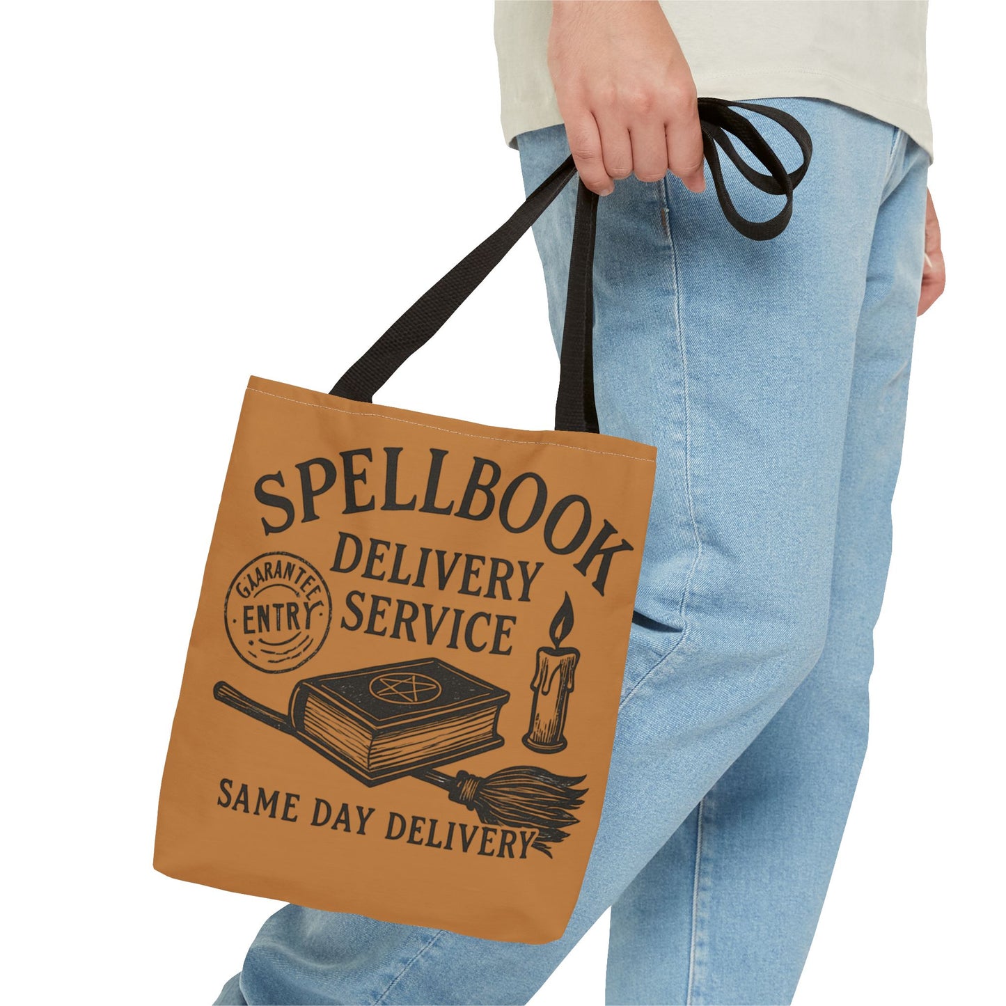 Mystical Spellbook Delivery Tote Bag - Perfect for Witches & Book Lovers