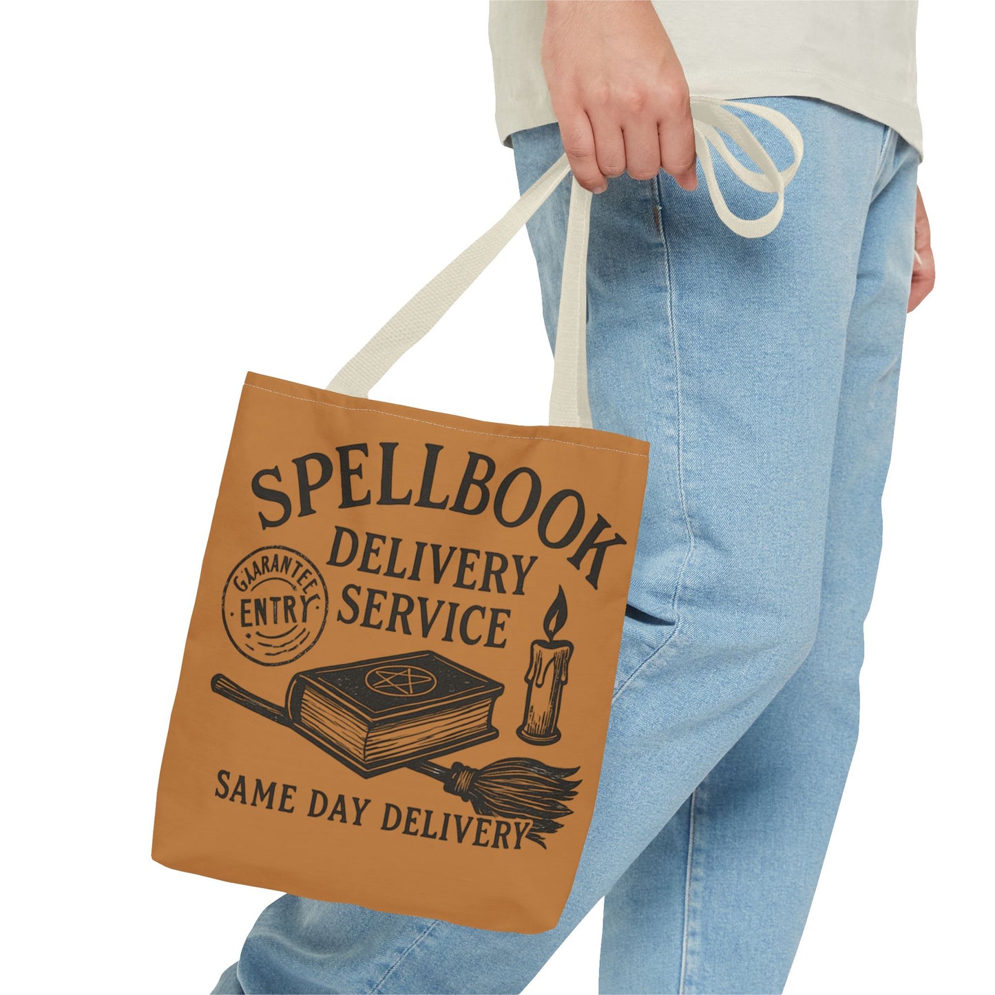 Mystical Spellbook Delivery Tote Bag - Perfect for Witches & Book Lovers