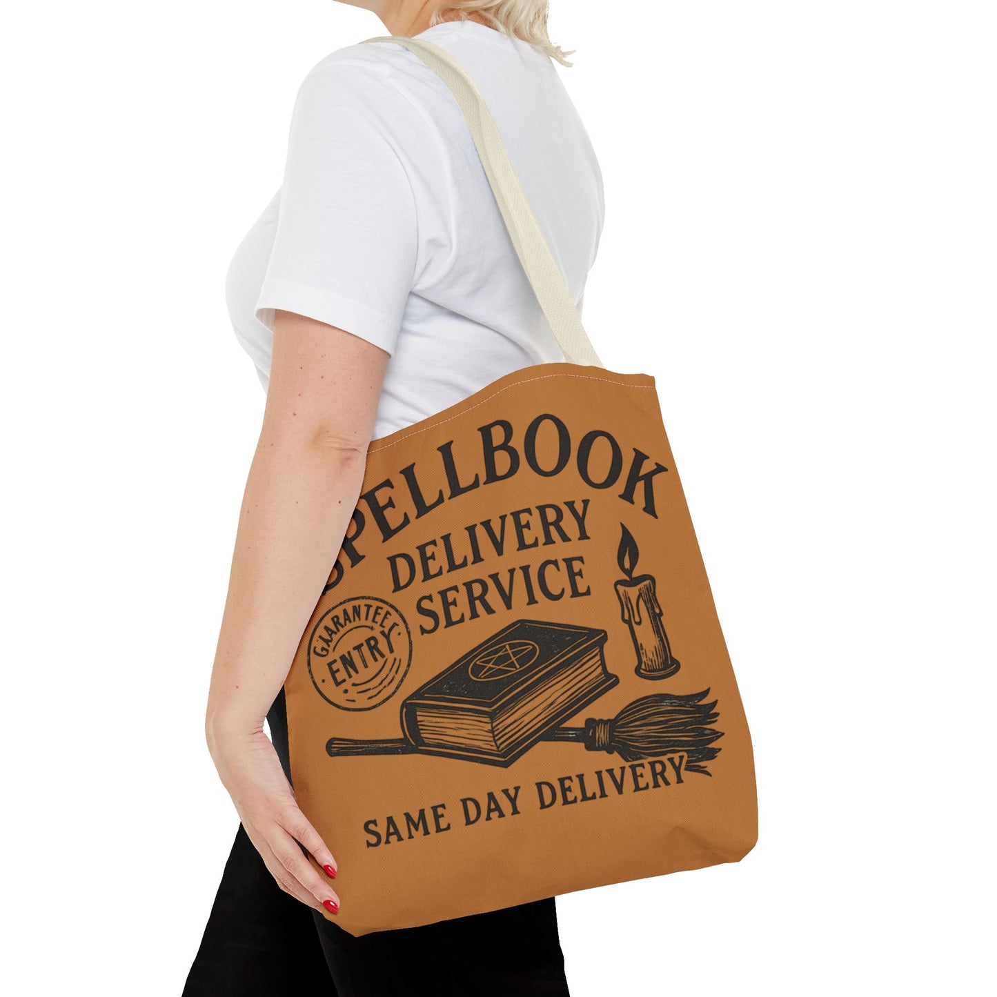 Mystical Spellbook Delivery Tote Bag - Perfect for Witches & Book Lovers