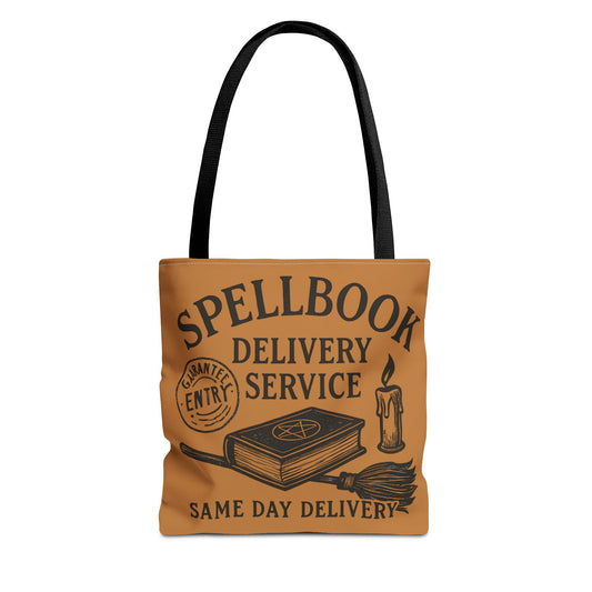 Mystical Spellbook Delivery Tote Bag - Perfect for Witches & Book Lovers