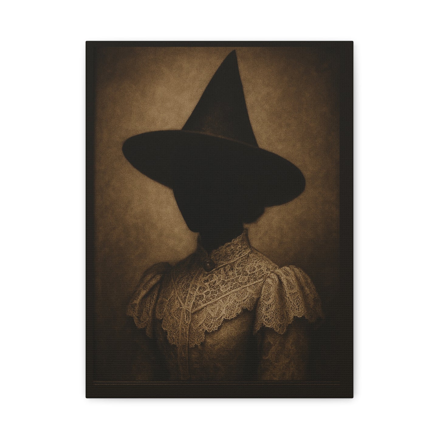 Mystical Witch Canvas Art - Elegant Stretched Wall Decor