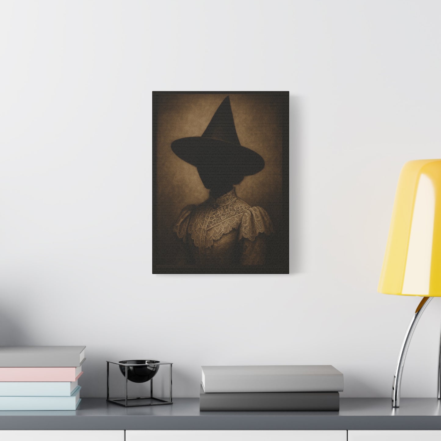 Mystical Witch Canvas Art - Elegant Stretched Wall Decor