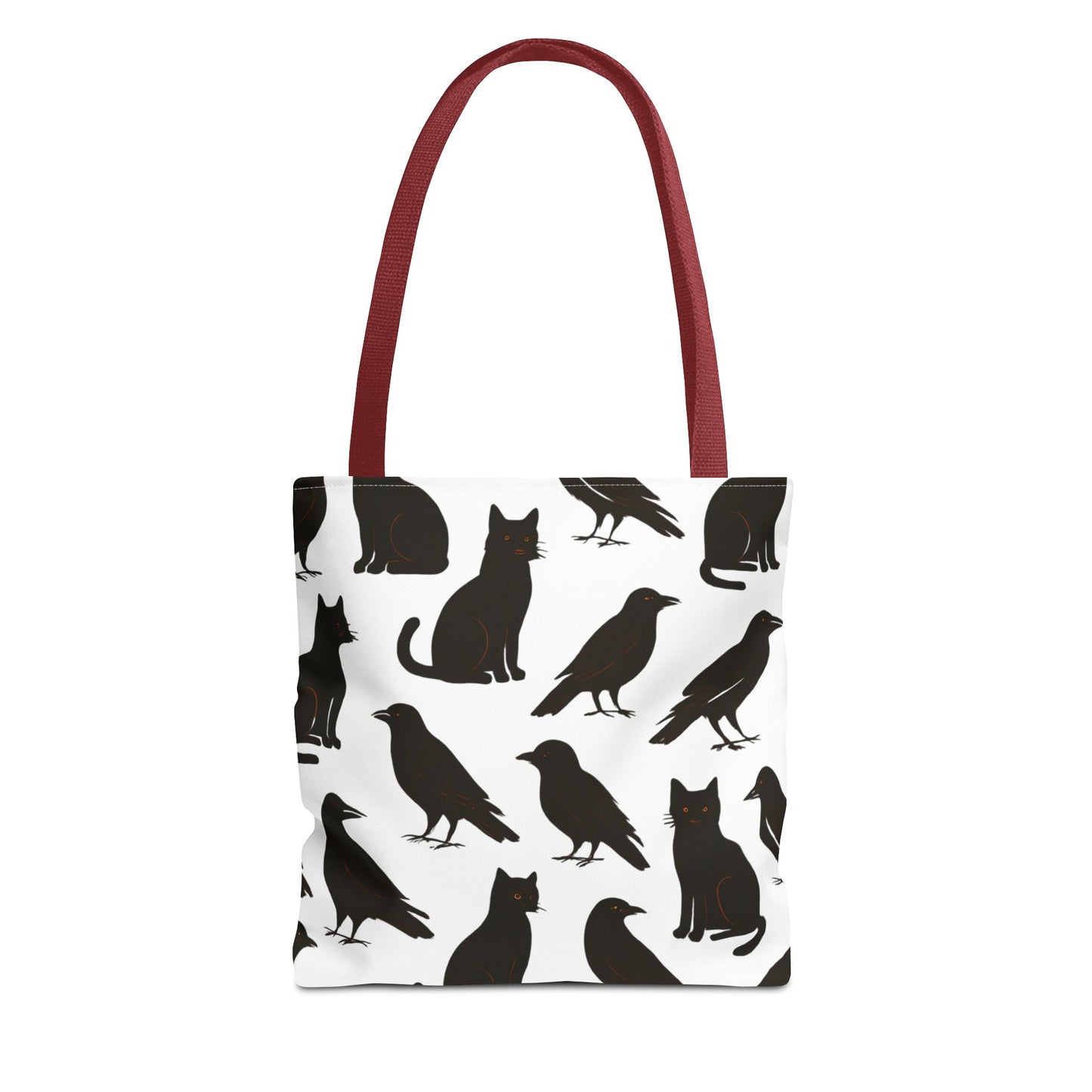 Mystical Black Cats & Crows Tote Bag - Perfect for Halloween and Everyday Use
