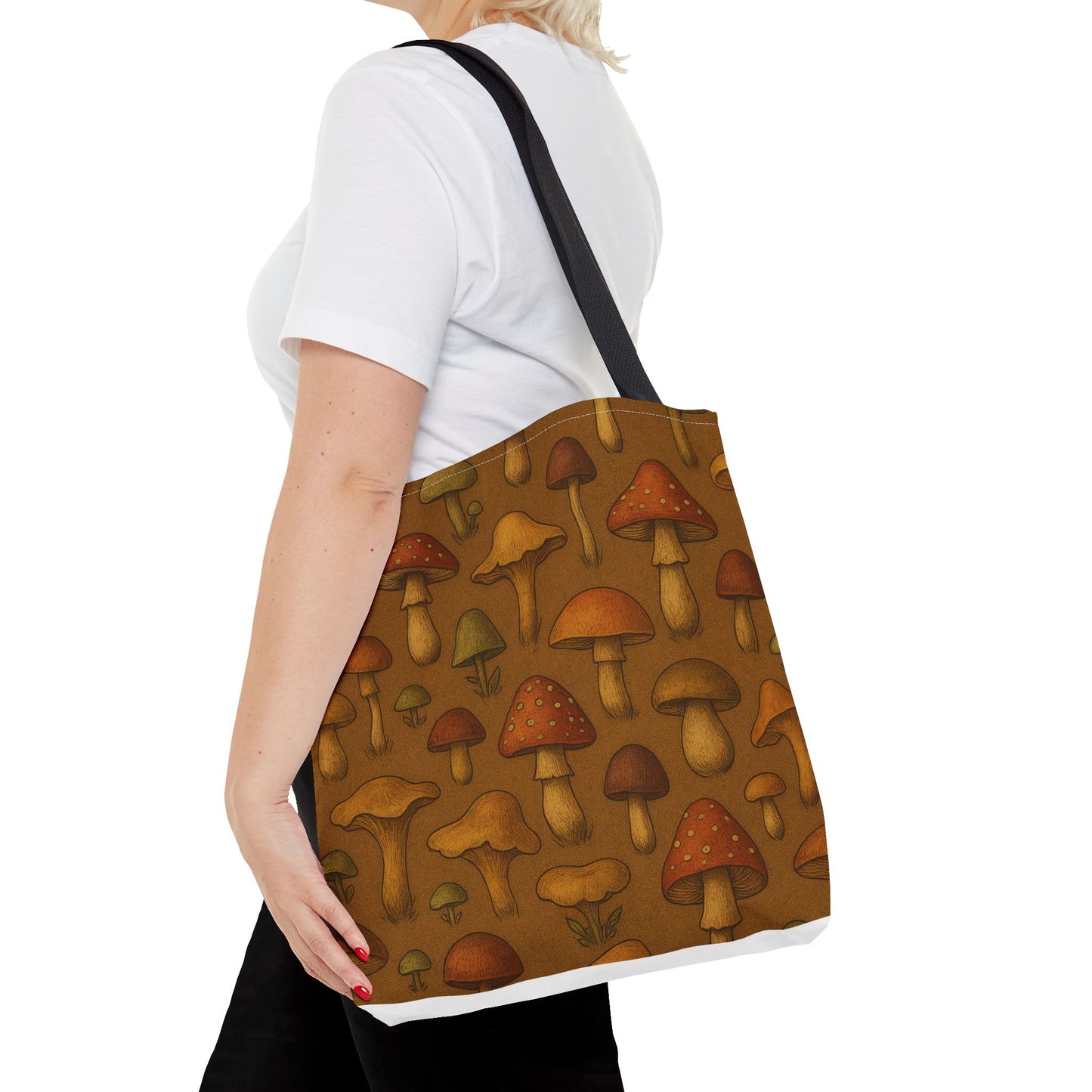 Whimsical Mushroom Tote Bag - Eco-Friendly Shopping & Everyday Use