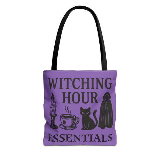 Witching Hour Essentials Tote Bag - Perfect for Halloween and Everyday Use