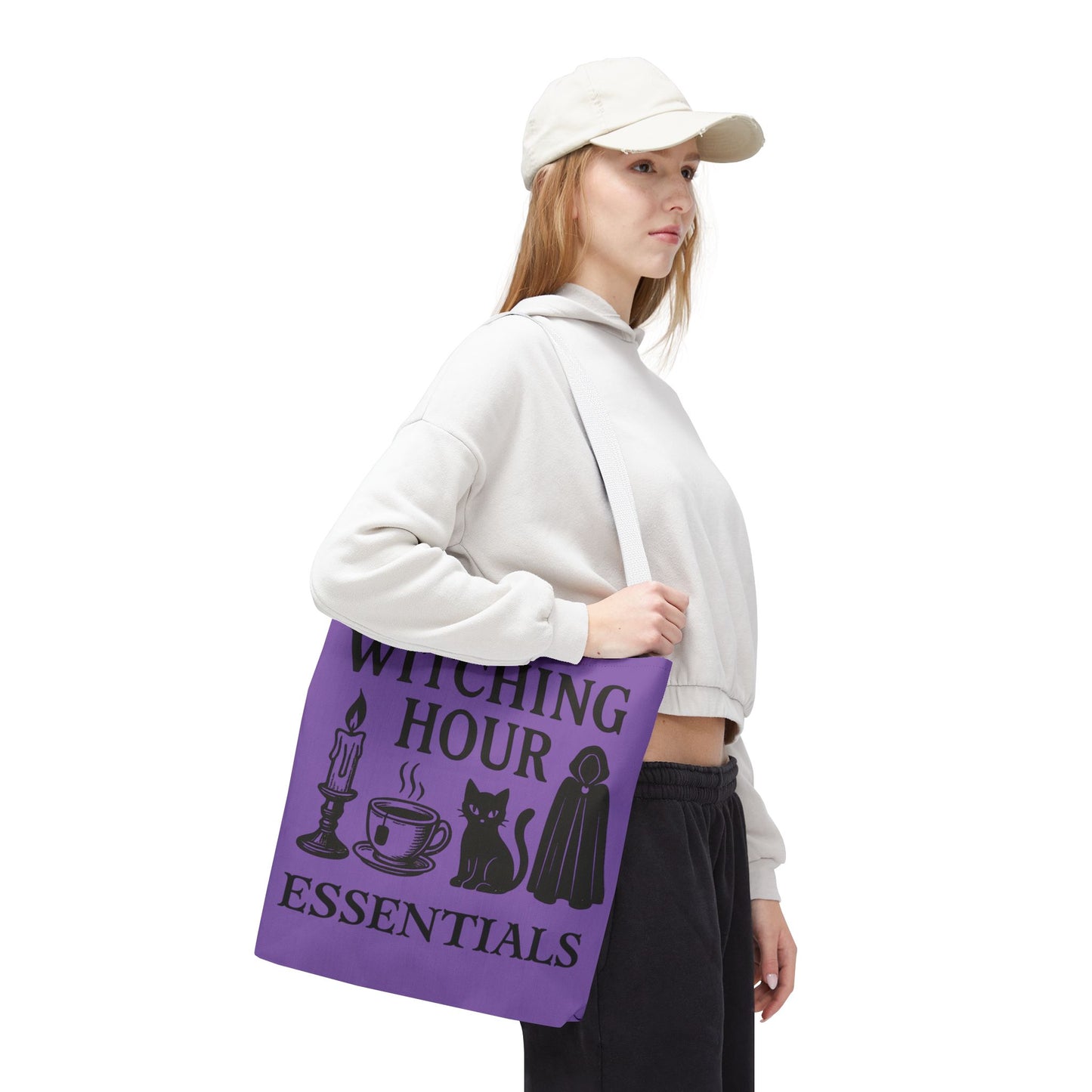 Witching Hour Essentials Tote Bag - Perfect for Halloween and Everyday Use