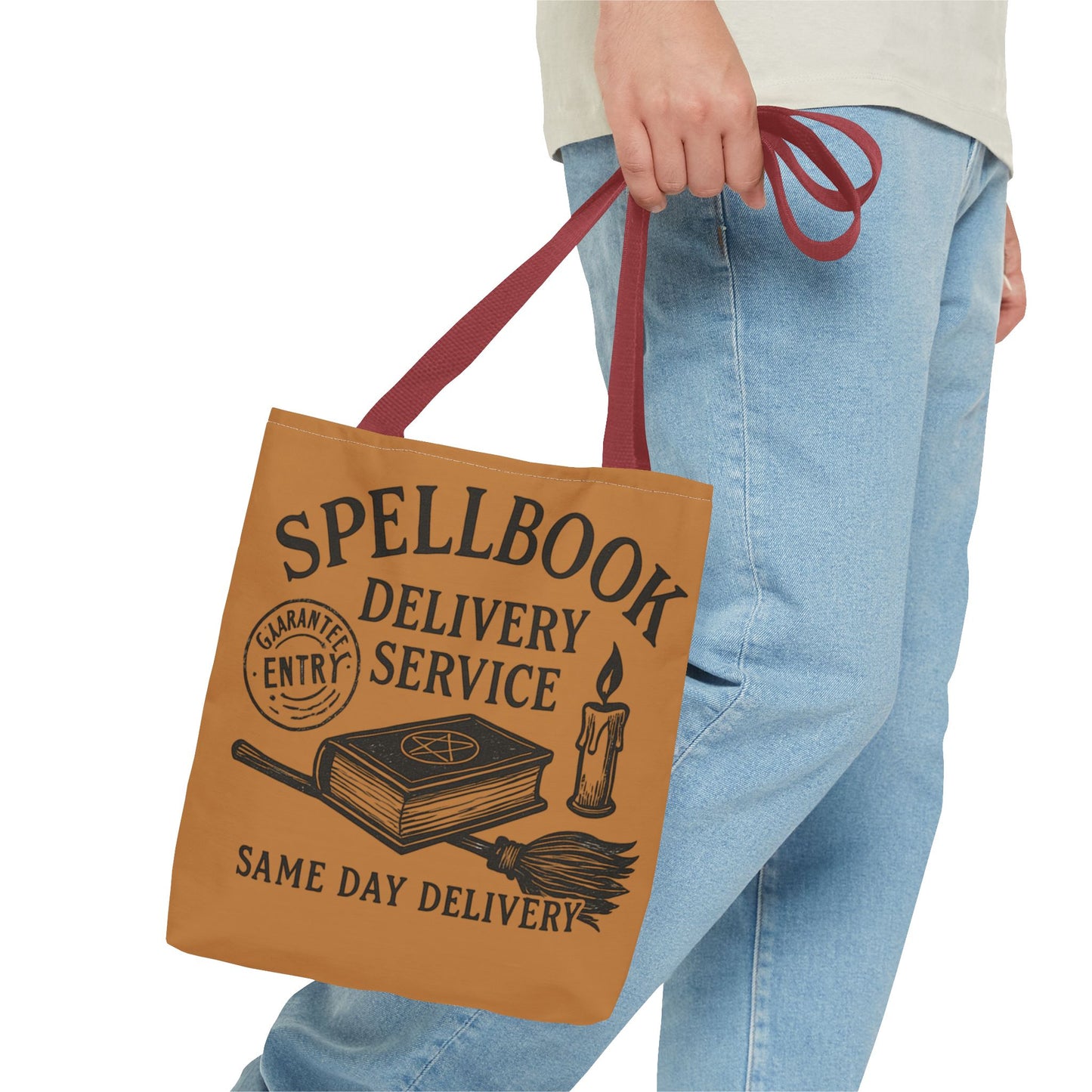 Mystical Spellbook Delivery Tote Bag - Perfect for Witches & Book Lovers