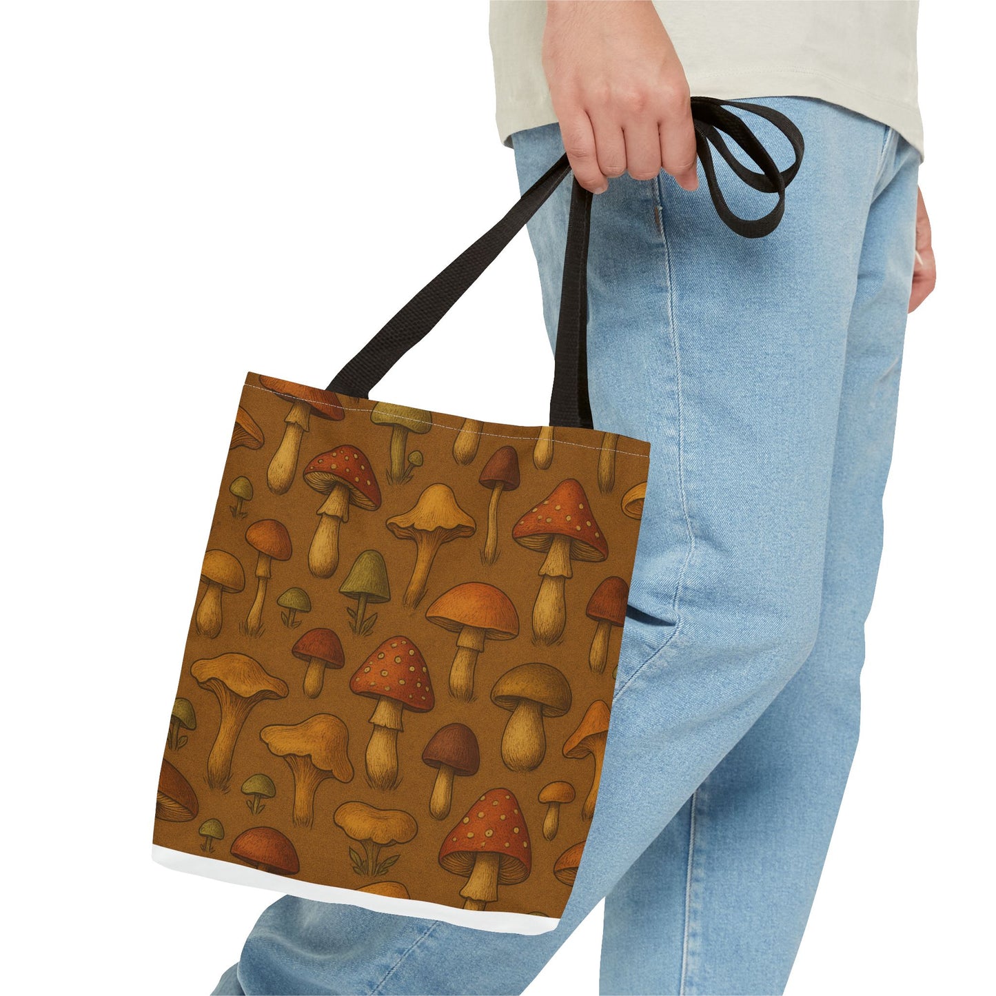 Whimsical Mushroom Tote Bag - Eco-Friendly Shopping & Everyday Use