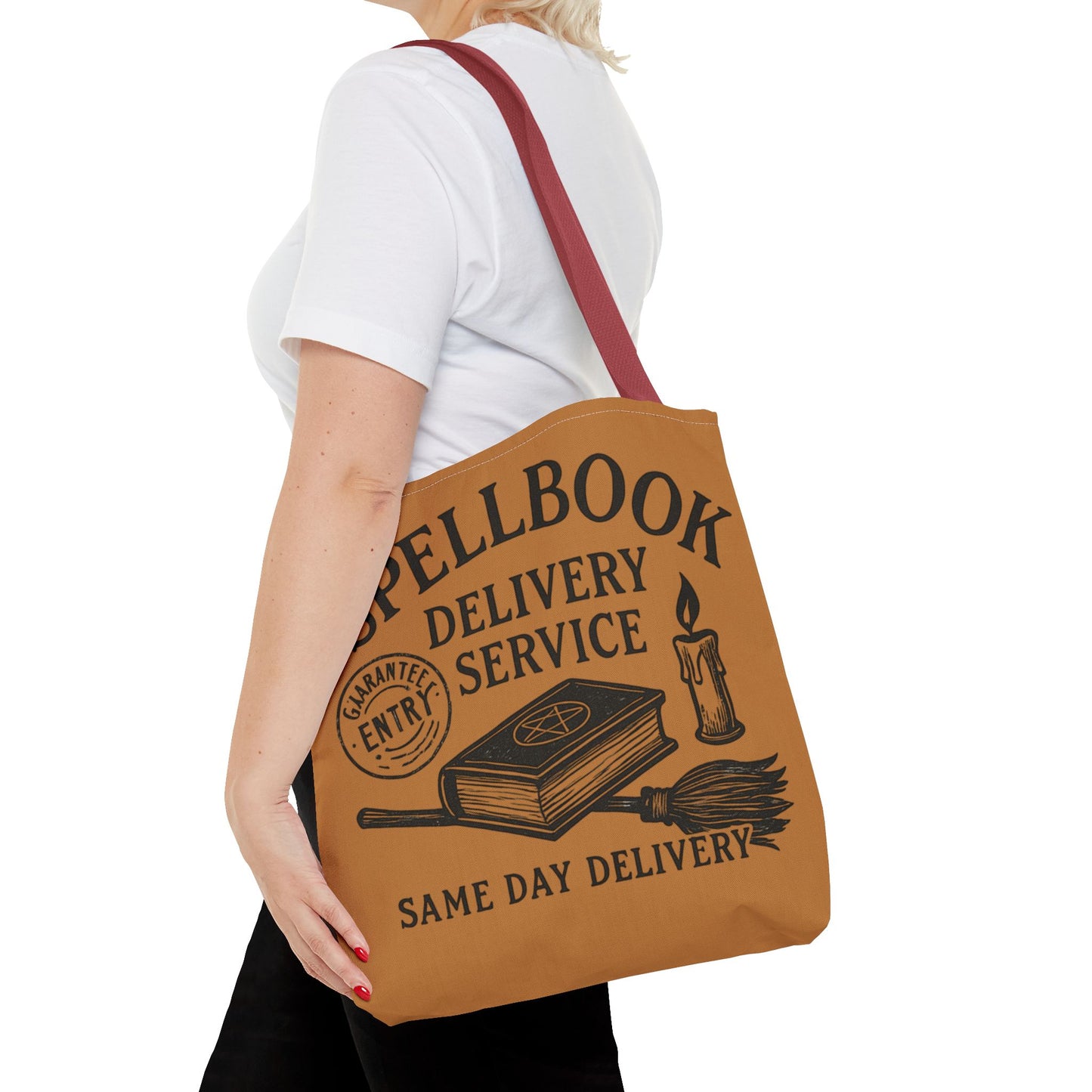 Mystical Spellbook Delivery Tote Bag - Perfect for Witches & Book Lovers