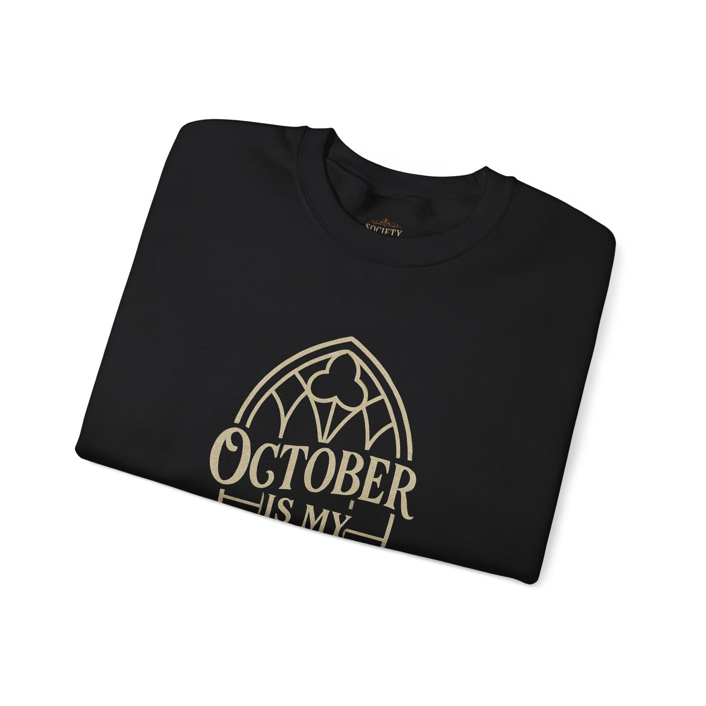 October Is My Religion Sweatshirt | Cozy Unisex Crewneck for Fall Celebrations