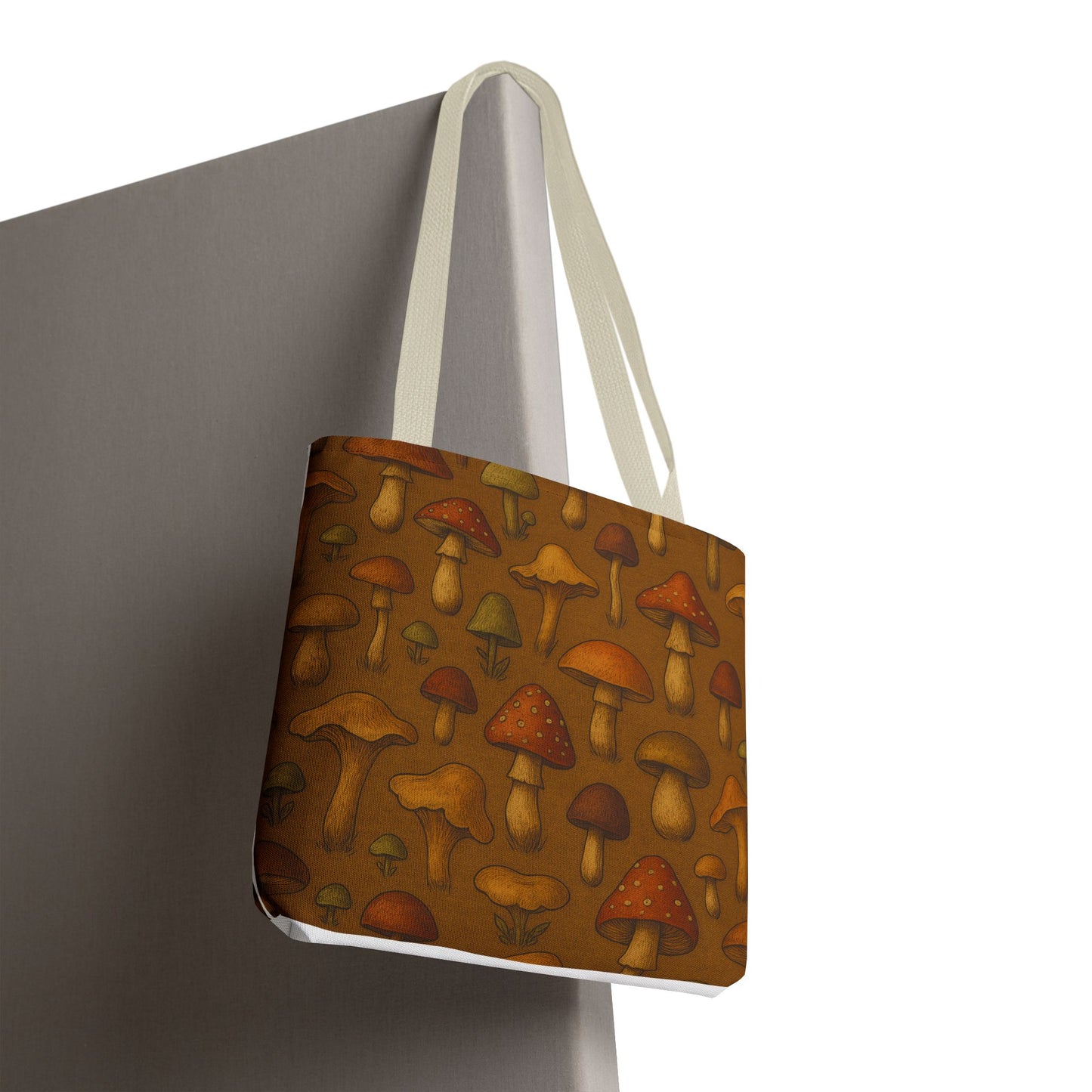 Whimsical Mushroom Tote Bag - Eco-Friendly Shopping & Everyday Use