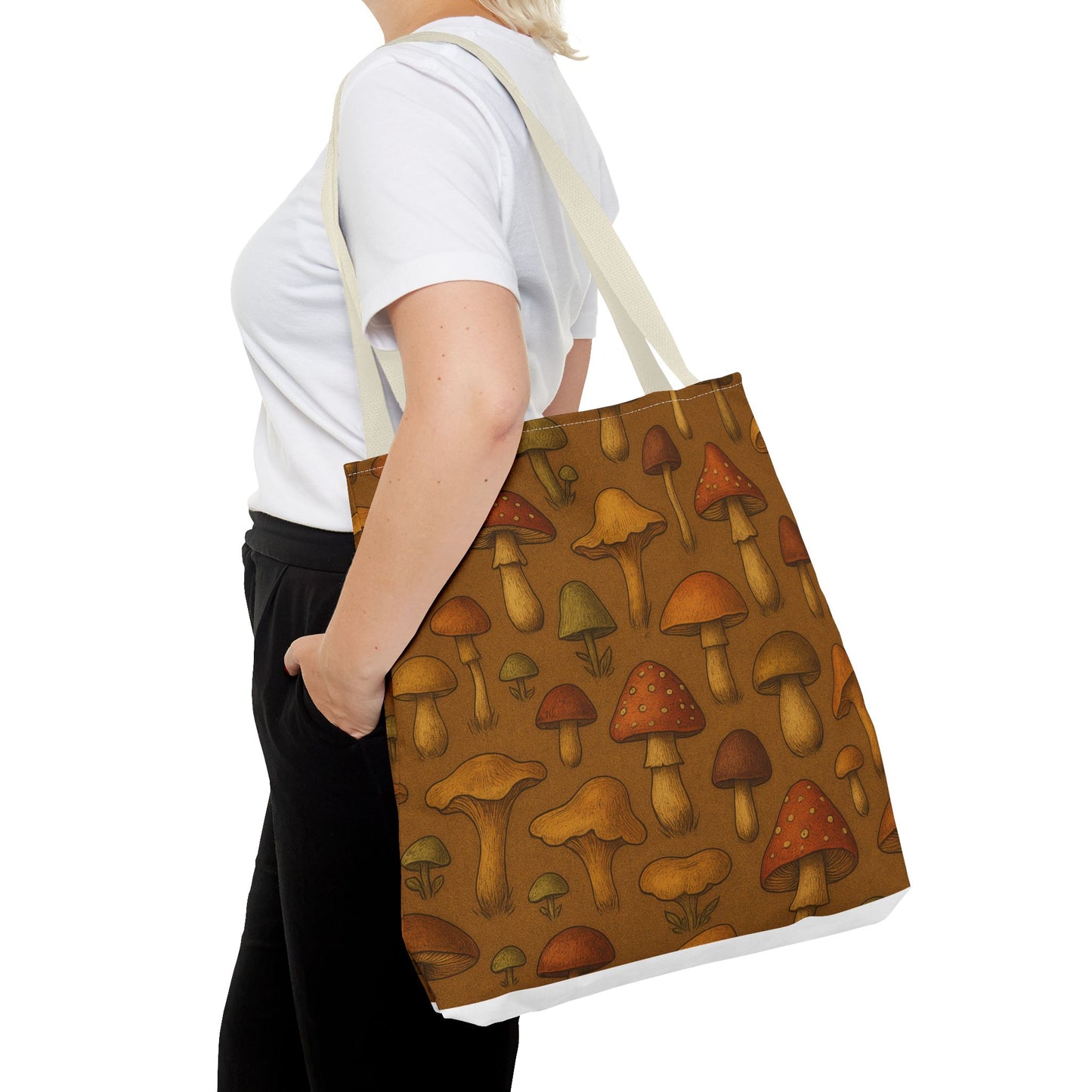 Whimsical Mushroom Tote Bag - Eco-Friendly Shopping & Everyday Use