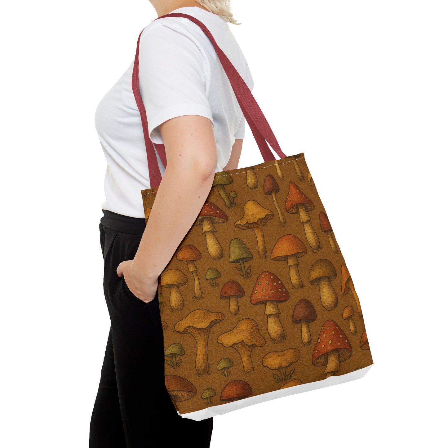 Whimsical Mushroom Tote Bag - Eco-Friendly Shopping & Everyday Use