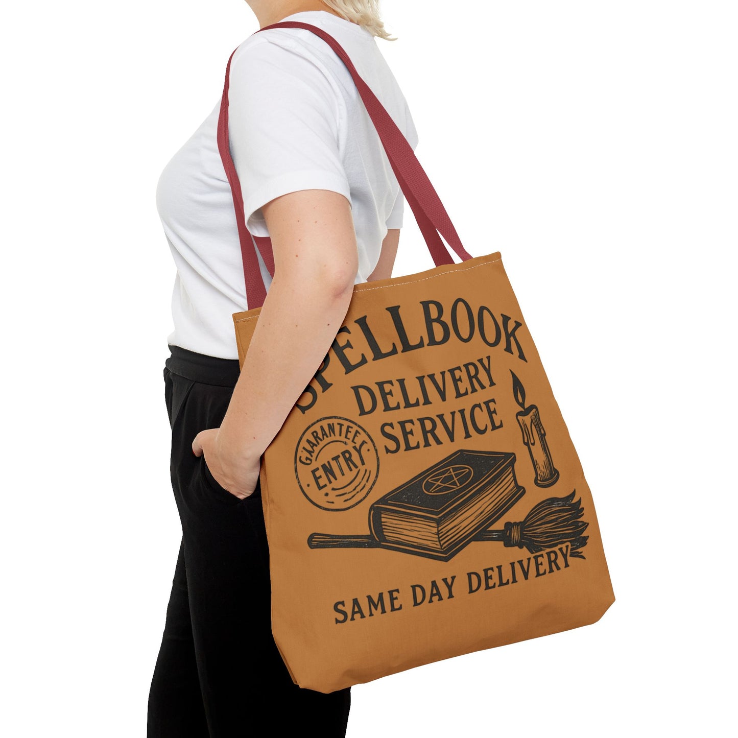 Mystical Spellbook Delivery Tote Bag - Perfect for Witches & Book Lovers