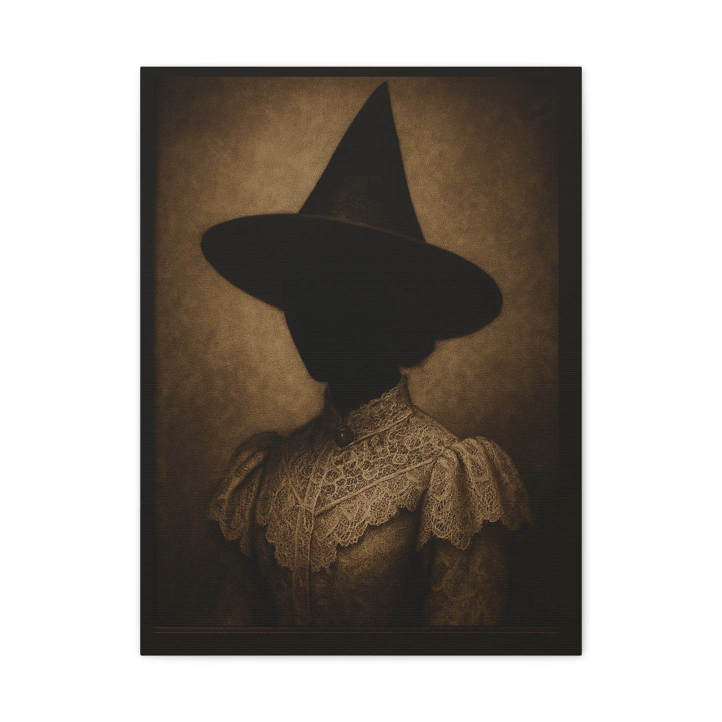Mystical Witch Canvas Art - Elegant Stretched Wall Decor