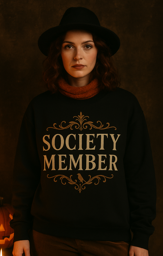 Society Member Unisex Heavy Blend™ Crewneck Sweatshirt - Perfect for Social Gatherings & Casual Days