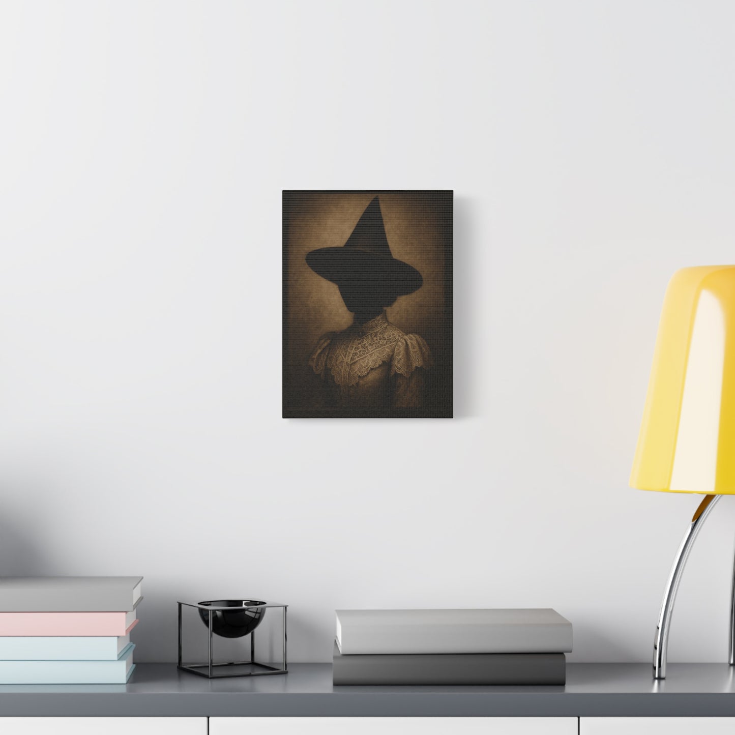 Mystical Witch Canvas Art - Elegant Stretched Wall Decor