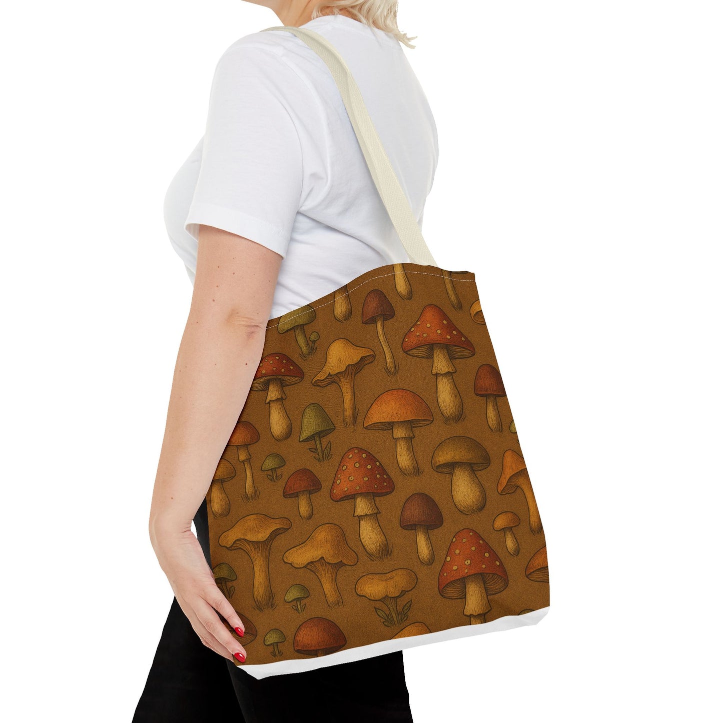 Whimsical Mushroom Tote Bag - Eco-Friendly Shopping & Everyday Use
