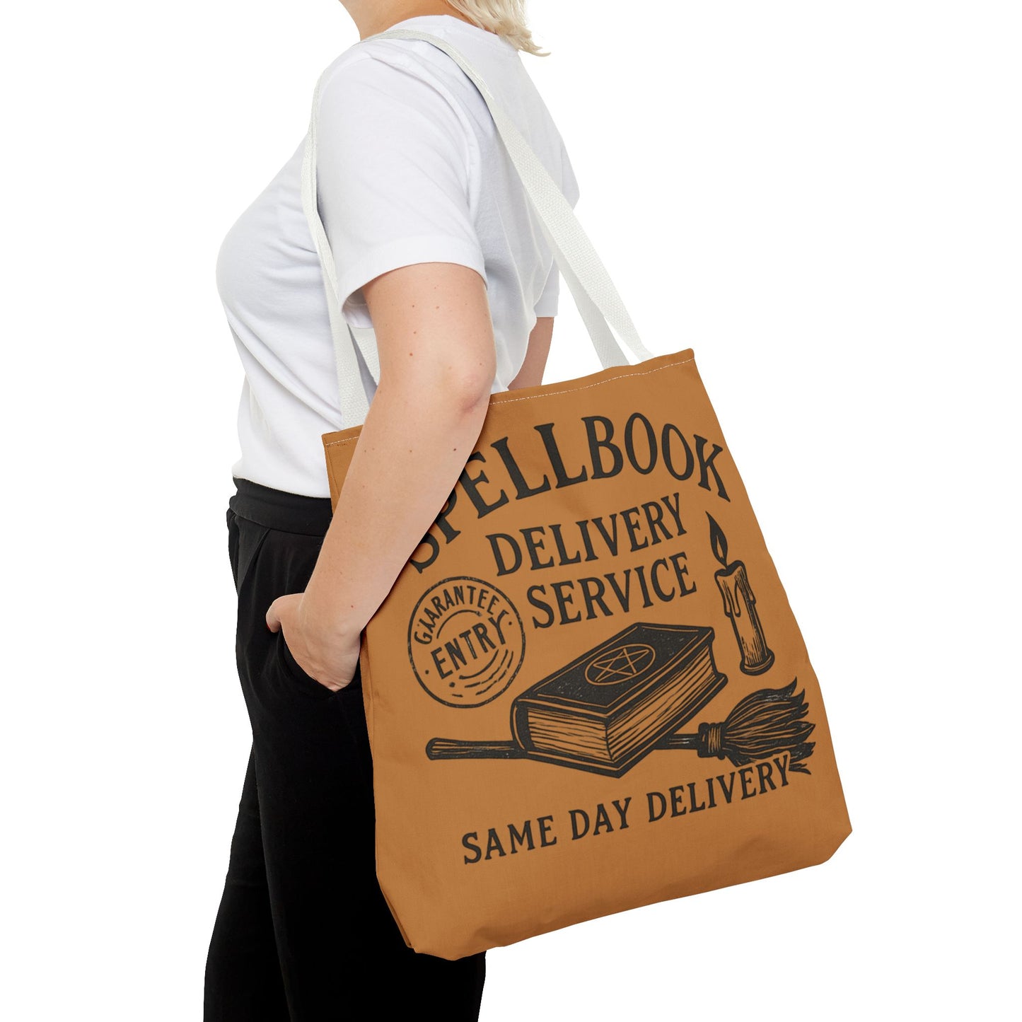 Mystical Spellbook Delivery Tote Bag - Perfect for Witches & Book Lovers