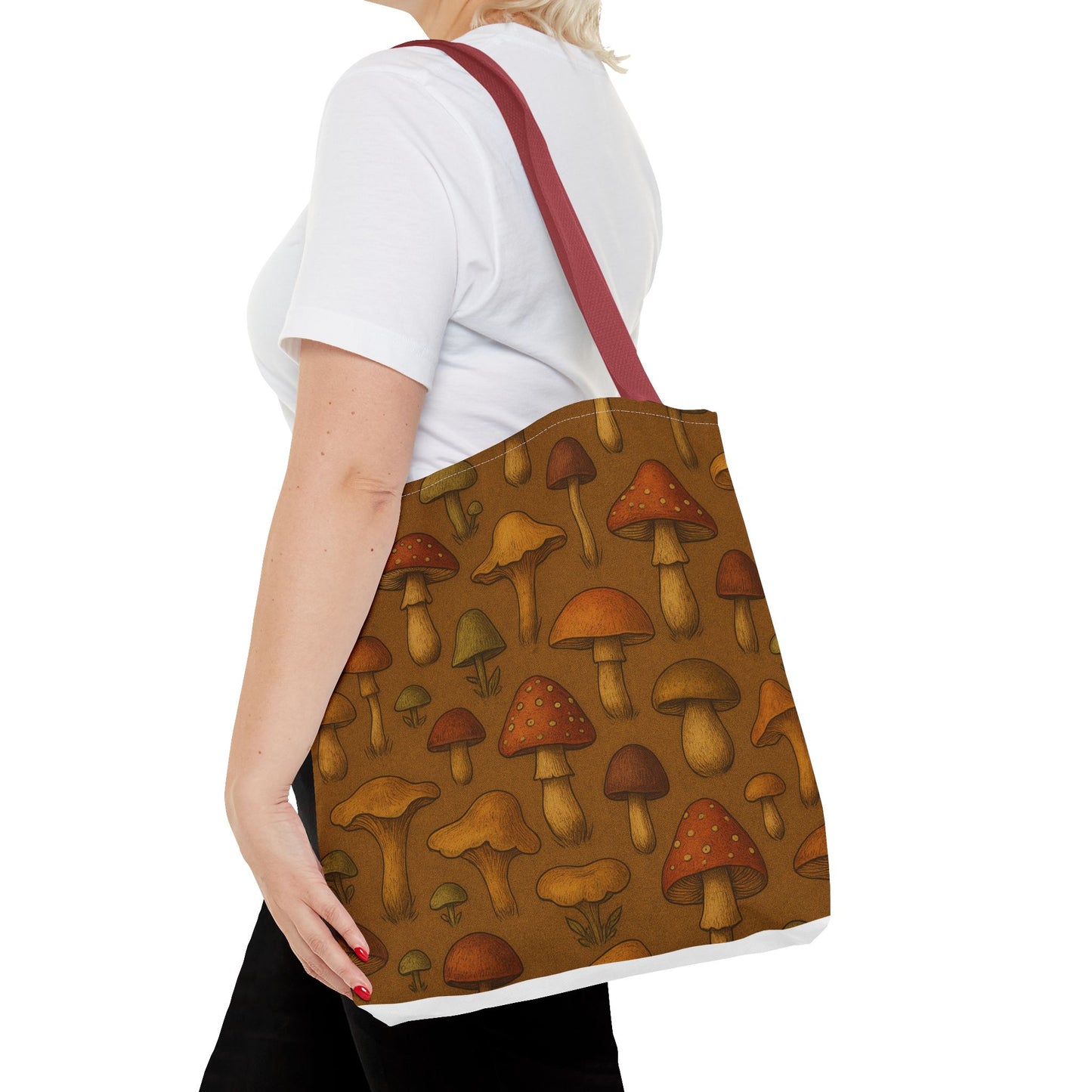 Whimsical Mushroom Tote Bag - Eco-Friendly Shopping & Everyday Use