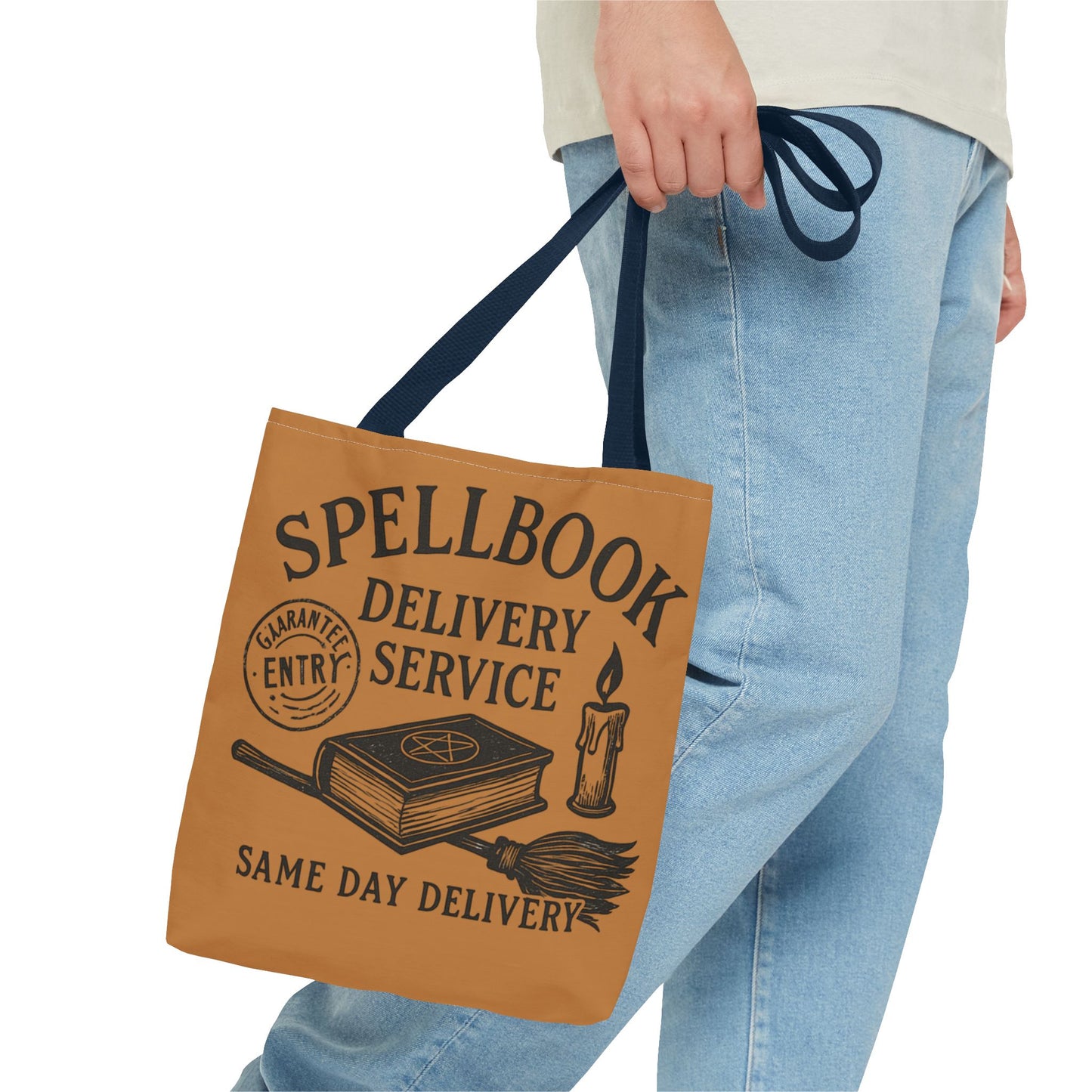 Mystical Spellbook Delivery Tote Bag - Perfect for Witches & Book Lovers