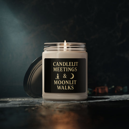 Candlelit Meetings & Moonlit Walks Scented Soy Candle - 9oz
