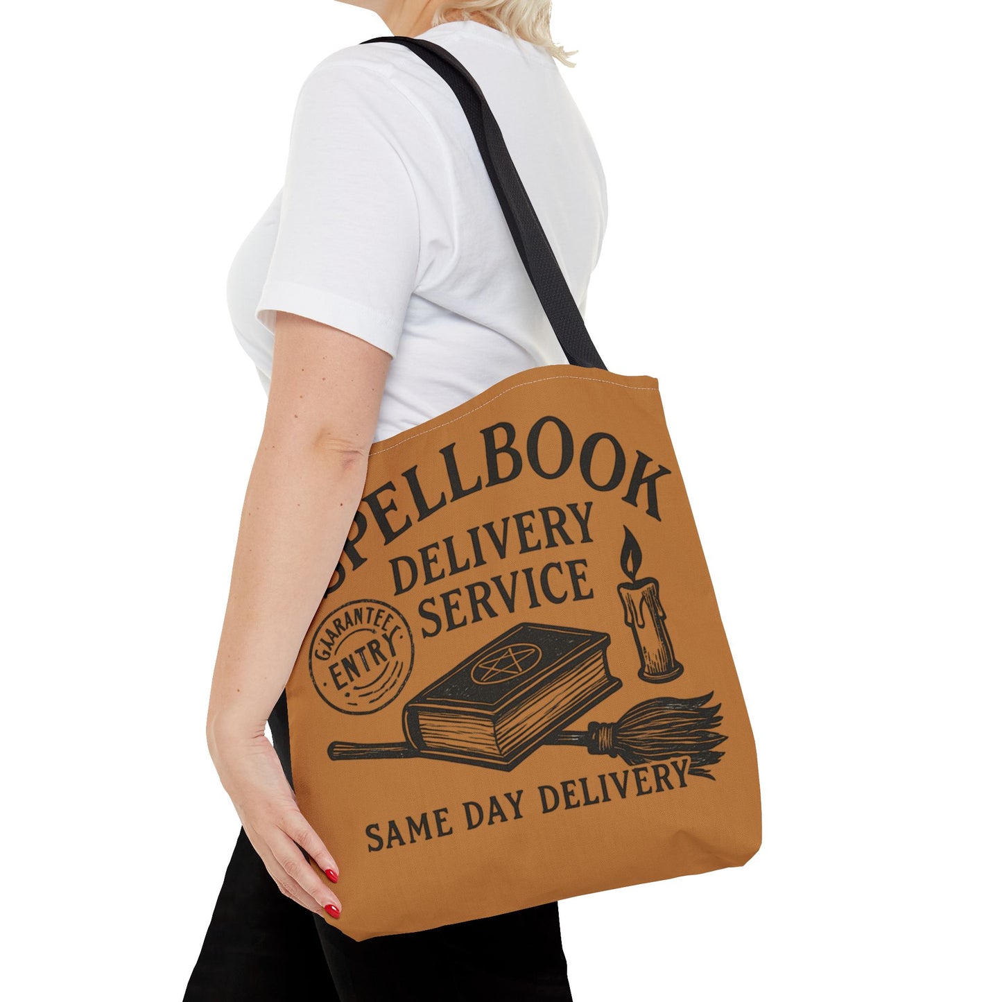 Mystical Spellbook Delivery Tote Bag - Perfect for Witches & Book Lovers