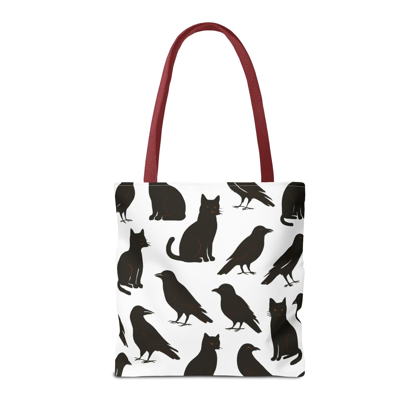 Mystical Black Cats & Crows Tote Bag - Perfect for Halloween and Everyday Use