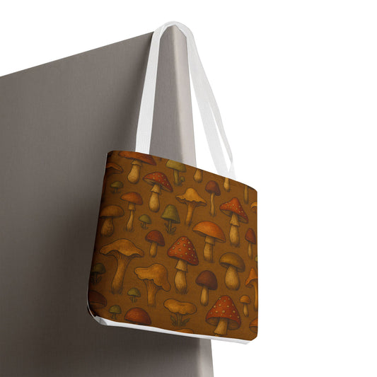 Whimsical Mushroom Tote Bag - Eco-Friendly Shopping & Everyday Use